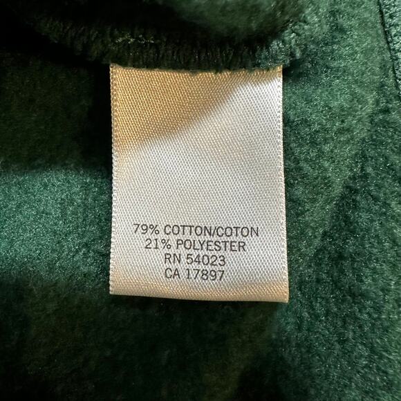 Banana Republic Men’s Quilted Mock Neck Elbow Patch Sweater Green Large Classic - Picture 9 of 10